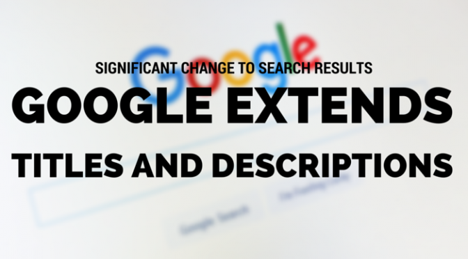 Google Meta Description and Title Update